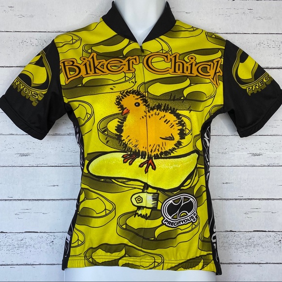 biker chick cycling jersey